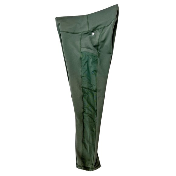 Fabletics Olive Green Capri Workout Leggings Size M - Picture 3 of 8